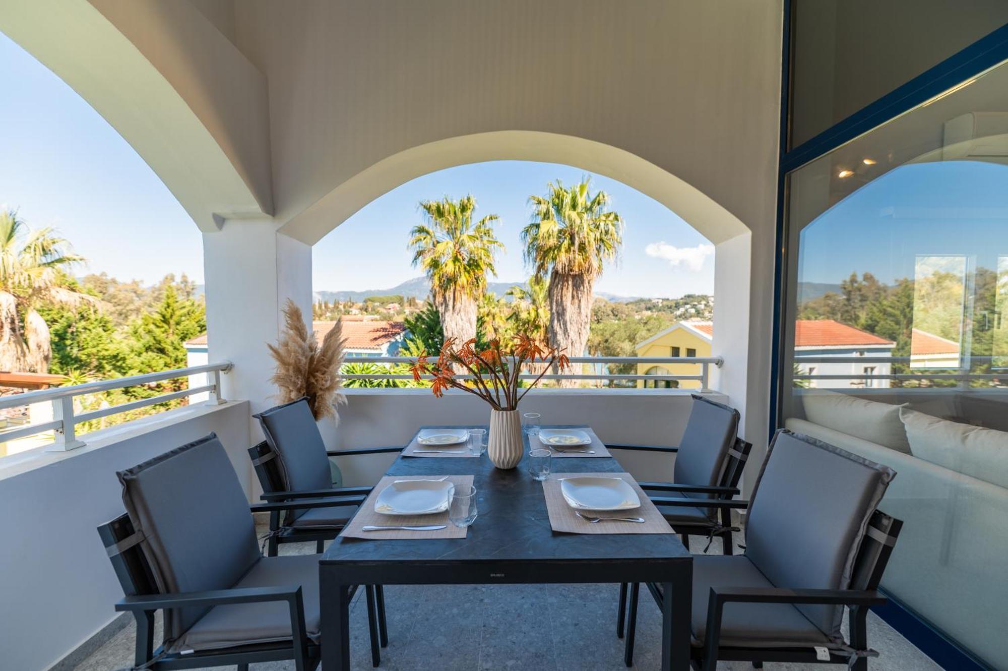 Palm Tree Corfu Apt. Danilia المظهر الخارجي الصورة